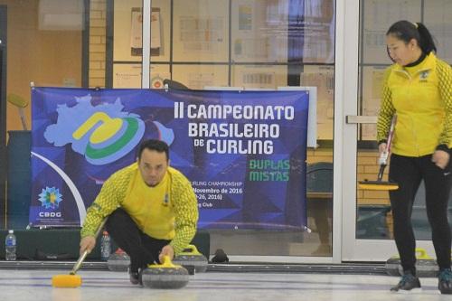 A terceira edição do Campeonato Brasileiro de Curling em Duplas Mistas ocorre entre 15 e 18 de novembro de 2017 / Foto: Divulgação CBDG